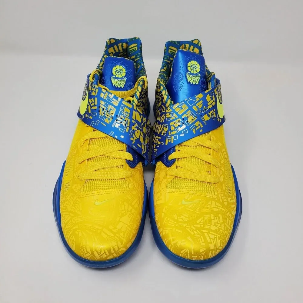 Nike Zoom KD IV 4 Sneaker Men's 10 Photo Blue / Lemon Twist FZ5916-400